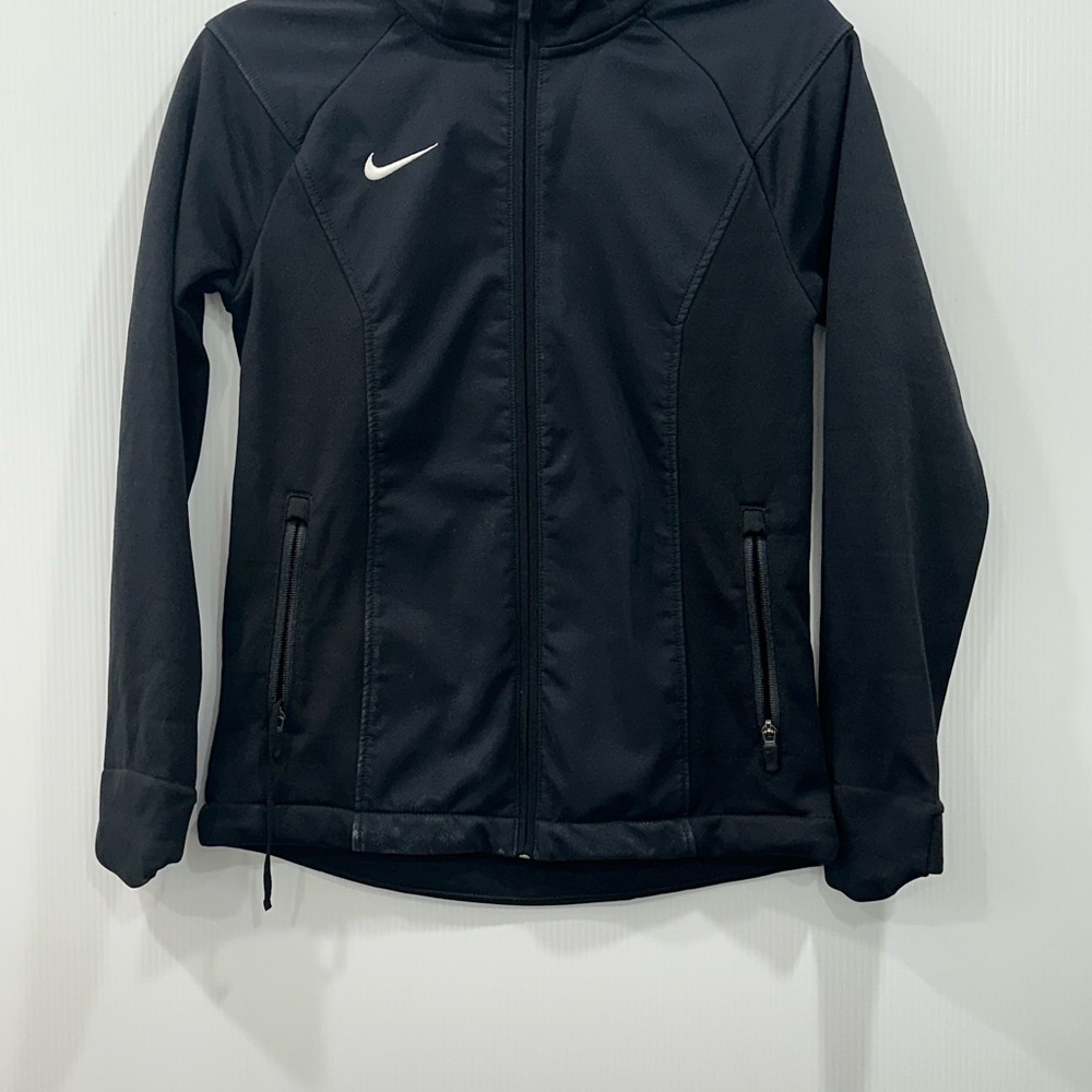 Nike Women's Black Utility Jacket with Zippered Pockets